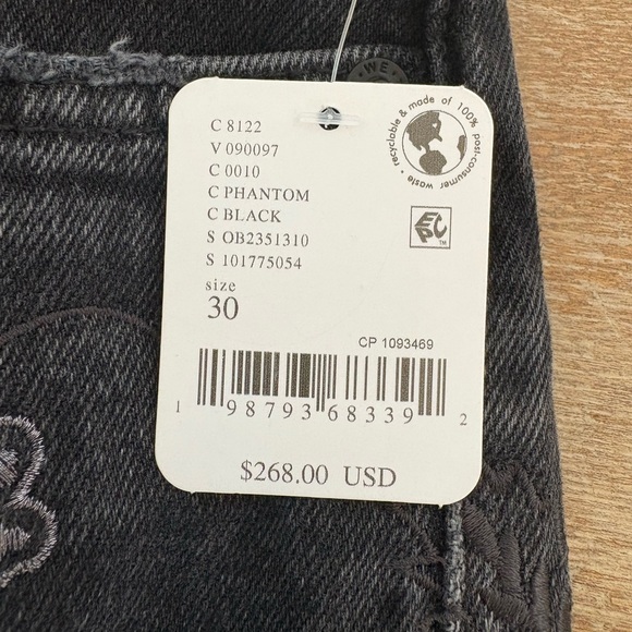 Free People We the Free IRIE EMBROIDERED
& STUDDED JEAN NWT , sz : 30 - Picture 15 of 16